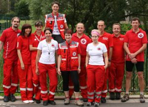 Gruppenfoto des DRK-Ortsvereins Niederschmalkalden in Thüringen